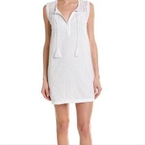 Michael Stars White Lace Shift Dress